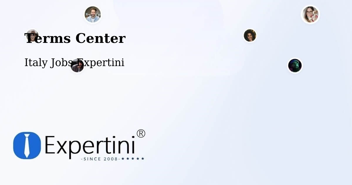 Terms Center - Italy Jobs Expertini